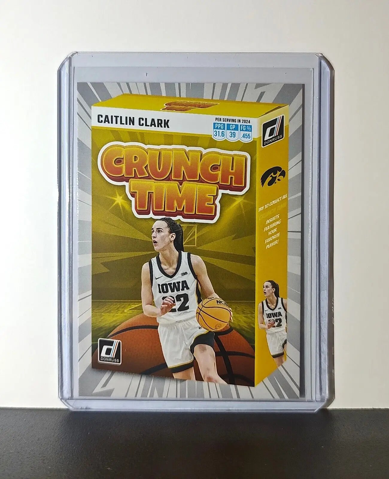 2024 Caitlin Clark Panini Donruss #SS-CT2 Crunch Time Basketball Card Hawkeyes