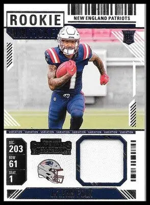 2024 Contenders Ja’Lynn Polk RC #RTS-JPKb Rookie Ticket Swatches Patriots