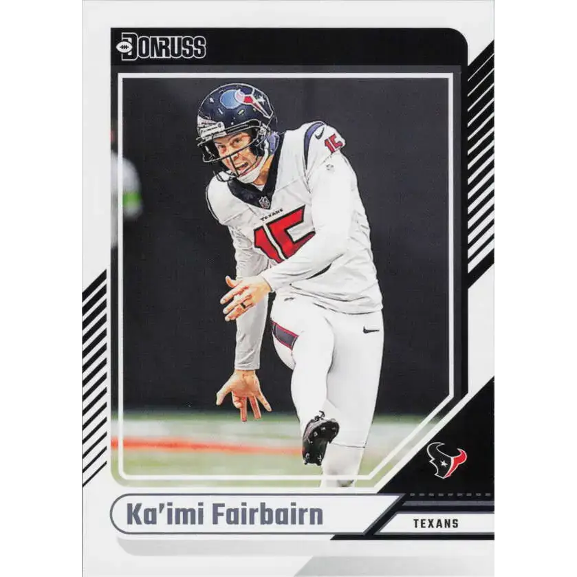 2024 Donruss #113 Ka’imi Fairbairn NM-MT Houston Texans Football Card - Football Card Single