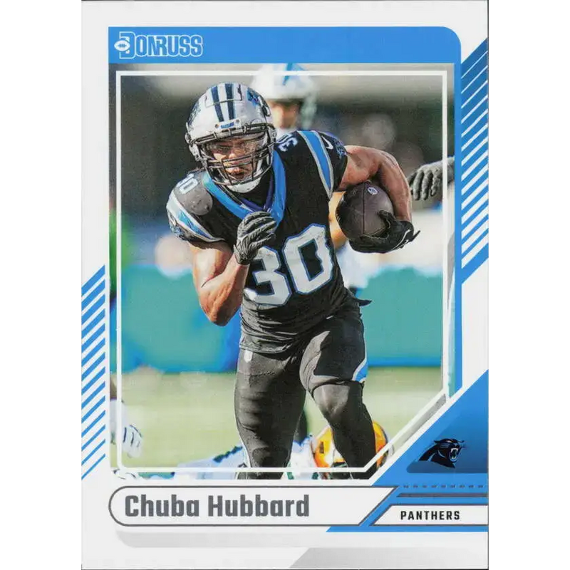2024 Donruss #117 Chuba Hubbard NM-MT Carolina Panthers Football Card - Football Card Single