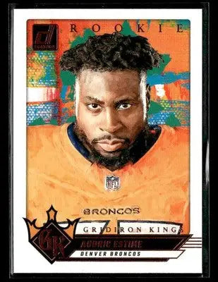 2024 Donruss #12 Audric Estime Rookie Gridiron Kings - Football Card Single