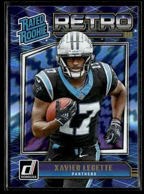 2024 Donruss #13 Xavier Legette Rated Rookies Retro Carolina Panthers - Football Card Single