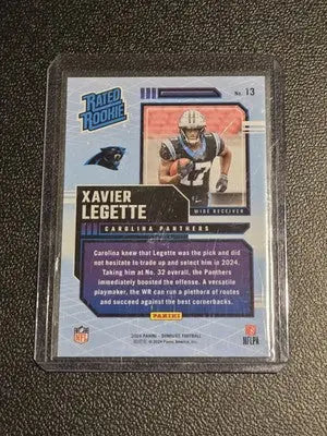 2024 Donruss #13 Xavier Legette Rated Rookies Retro - Football Card Single
