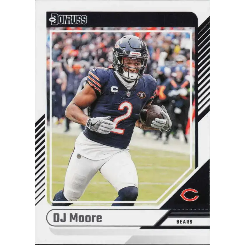2024 Donruss #137 DJ Moore NM-MT Chicago Bears Football Card - Football Card Single