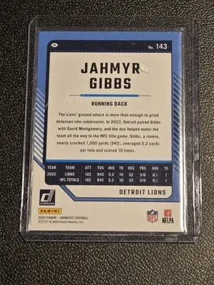 2024 Donruss #143 Jahmyr Gibbs Press Proof Green - Football Card Single