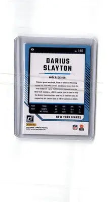 2024 Donruss #146 Darius Slayton Press Proof Green - Football Card Single