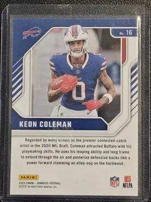 2024 Donruss #16 Keon Coleman Elite Series Rookies - Football Card Single