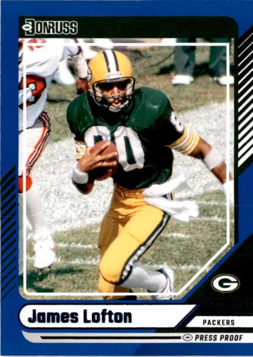 2024 Donruss #161 James Lofton Press Proof Blue - Football Card Single