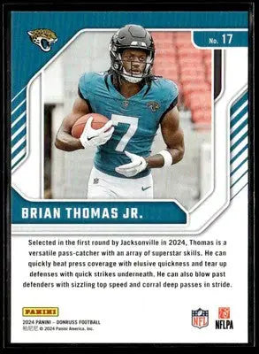 2024 Donruss #17 Brian Thomas Jr. The Elite Series Rookies - Football Card Single