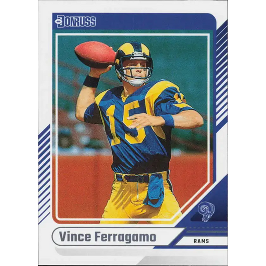 2024 Donruss #17 Vince Ferragamo NM-MT Los Angeles Rams Football Card