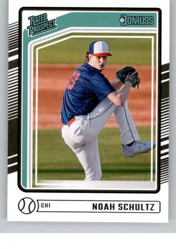 2024 Donruss #170 Noah Schultz NM-MT RC Rookie White Sox Rated Prospect ID:74550 - Baseball Card Single