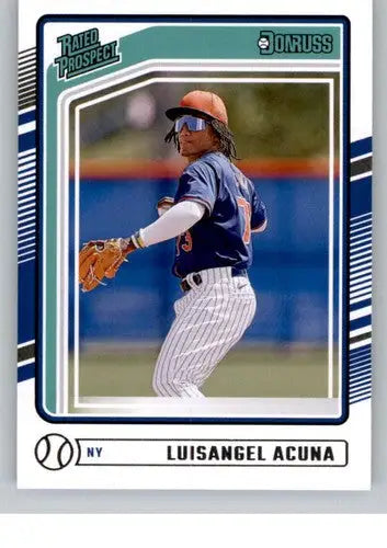 2024 Donruss #175 Luisangel Acuna NM-MT RC Rookie Mets Rated Prospect ID:74555 - Baseball Card Single