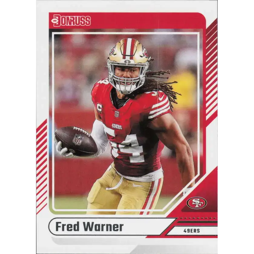 2024 Donruss #18 Fred Warner NM-MT San Francisco 49ers Football Card - Football Card Single