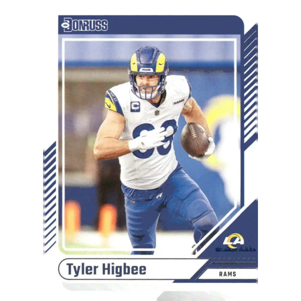 2024 Donruss #186 Tyler Higbee NM-MT Los Angeles Rams Football Card - Football Card Single