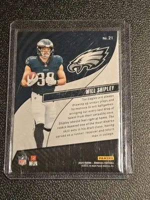 2024 Donruss #21 Will Shipley Rookie Revolution - Football Card Single