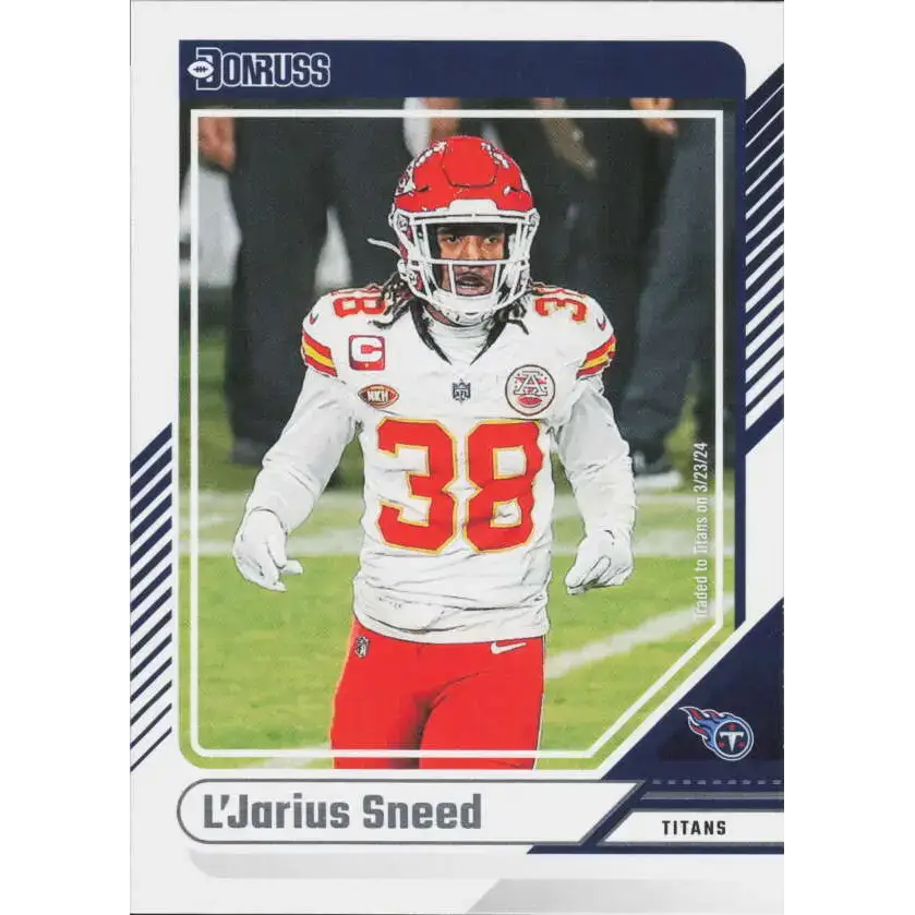 2024 Donruss #216 L’Jarius Sneed NM-MT Tennessee Titans Football Card