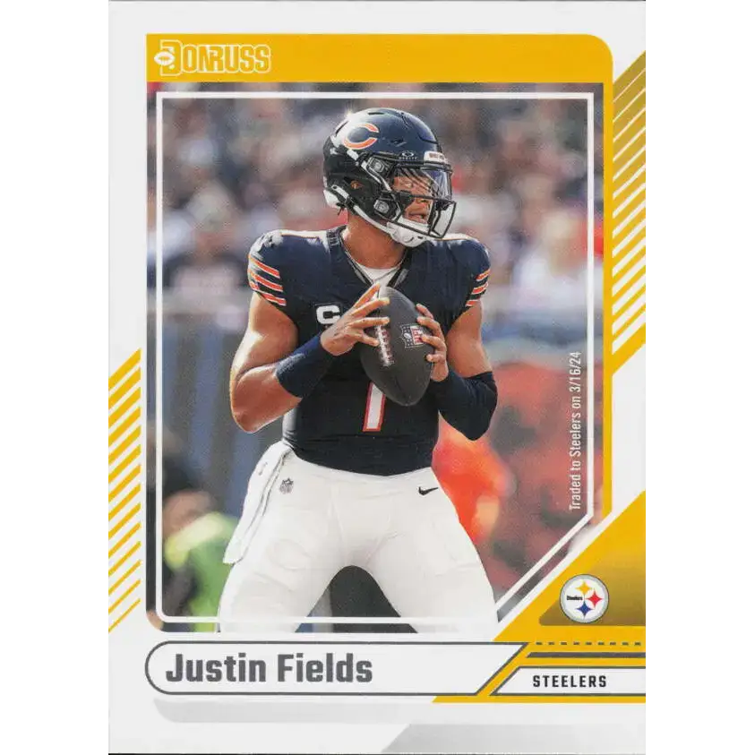 2024 Donruss #235 Justin Fields NM-MT Pittsburgh Steelers Football Card - Football Card Single
