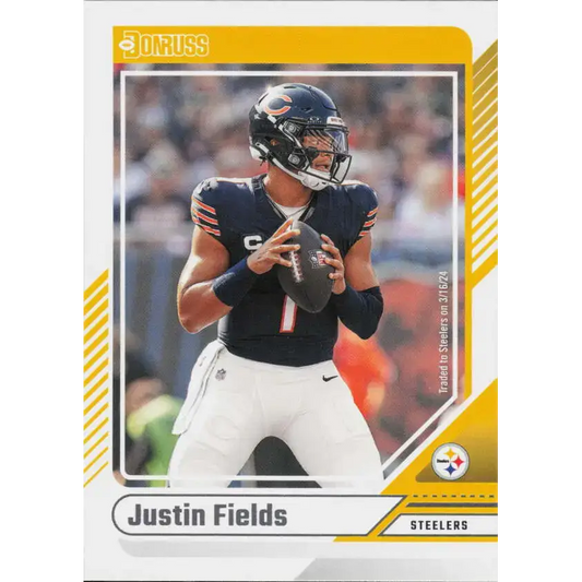 2024 Donruss #235 Justin Fields NM-MT Pittsburgh Steelers Football Card - Football Card