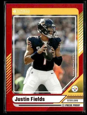 2024 Donruss #235 Justin Fields Press Proof Red - Football Card Single