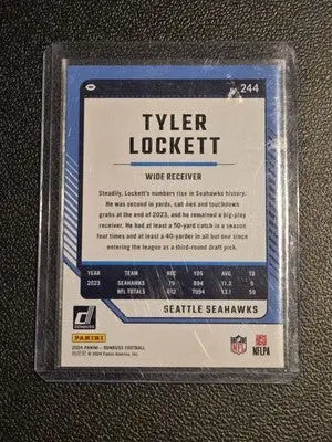2024 Donruss #244 Tyler Lockett Press Proof Green - Football Card Single
