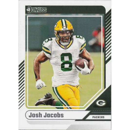 2024 Donruss #245 Josh Jacobs NM-MT Green Bay Packers Football Card - Trading Card