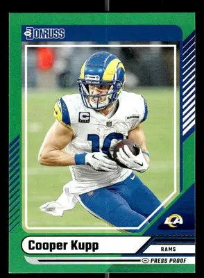2024 Donruss #258 Cooper Kupp Press Proof Green - Football Card Single