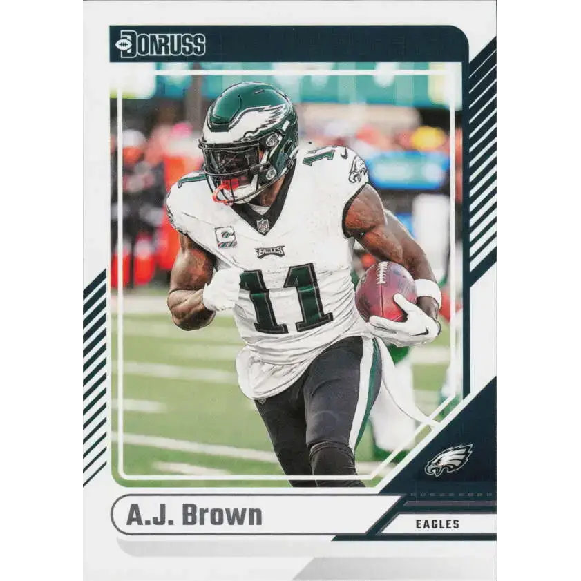 2024 Donruss #286 A.J. Brown NM-MT Philadelphia Eagles Football Card - Football Card Single