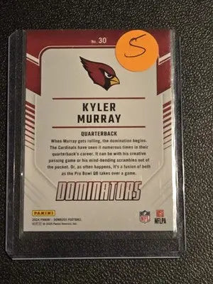 2024 Donruss #30 Kyler Murray Dominators - Football Card Single