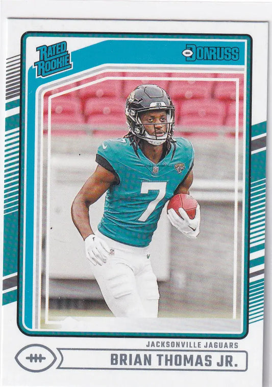 2024 DONRUSS #313 BRIAN THOMAS JR- JACKSONVILLIE JAGUARS - Football Card Single