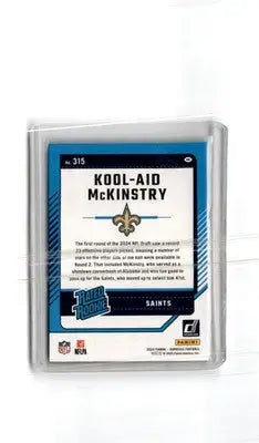 2024 Donruss #315 Kool-Aid McKinstry Press Proof Green - Football Card Single