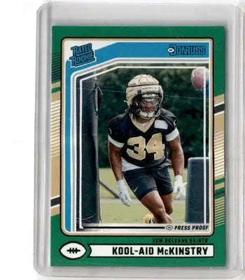2024 Donruss #315 Kool-Aid McKinstry Press Proof Green - Football Card Single