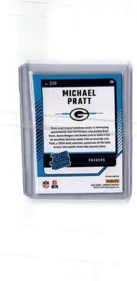 2024 Donruss #339 Michael Pratt Optic Rated Rookies Preview Blue Scope - Football Card Single