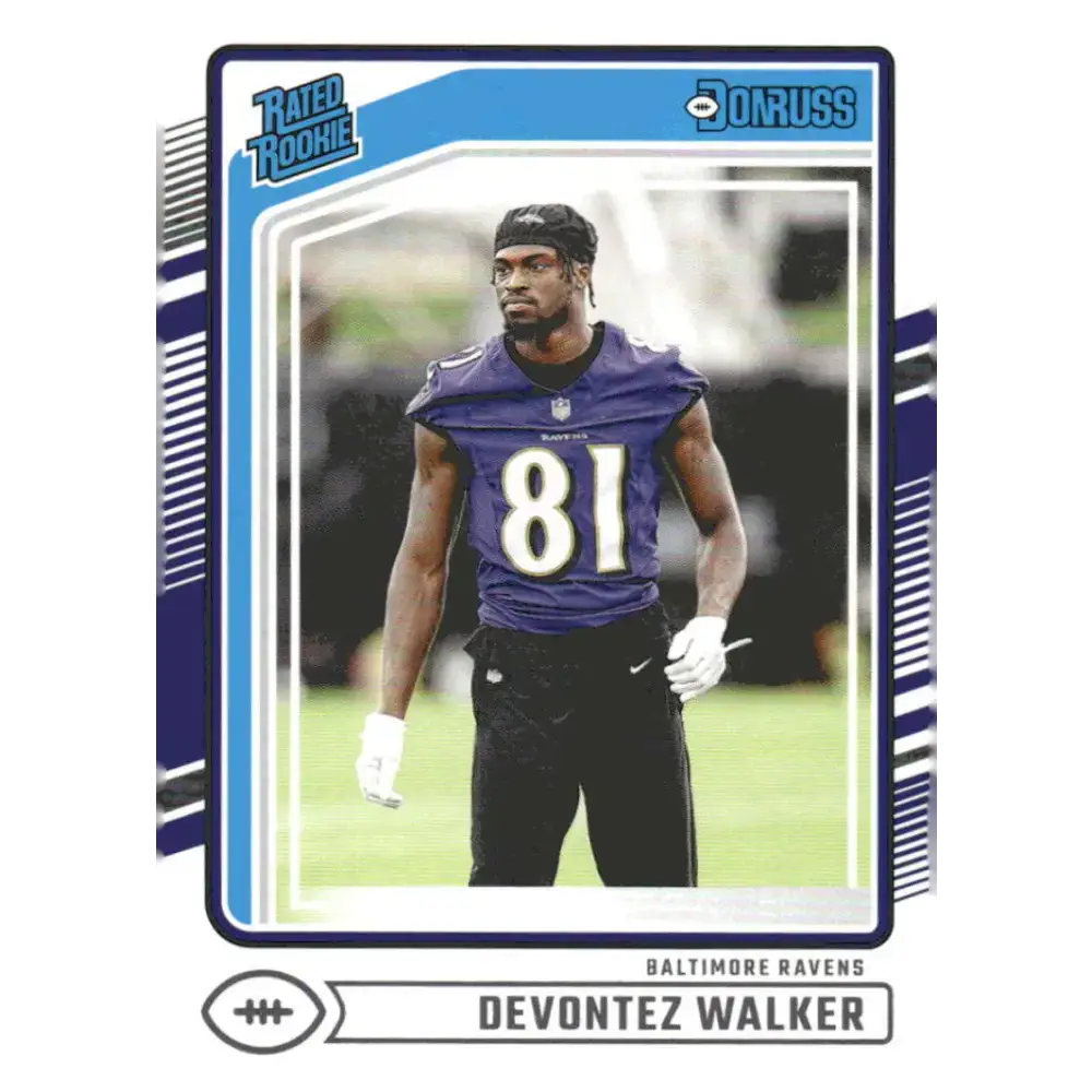 2024 Donruss #345 Devontez Walker NM-MT Baltimore Ravens Football Card - Football Card Single