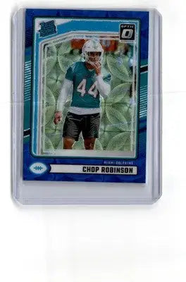 2024 Donruss #351 Chop Robinson Optic Rated Rookies Preview Blue Scope - Football Card Single