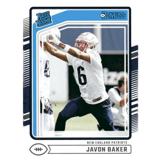 2024 Donruss #353 Javon Baker NM-MT New England Patriots Football Card
