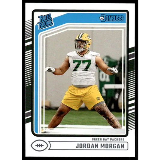 2024 Donruss #370 Jordan Morgan NM-MT Green Bay Packers Football Card - Football Card