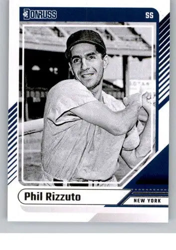Original gloss Phil Rizzuto baseball card from 2024 Donruss NM-MT Yankees product