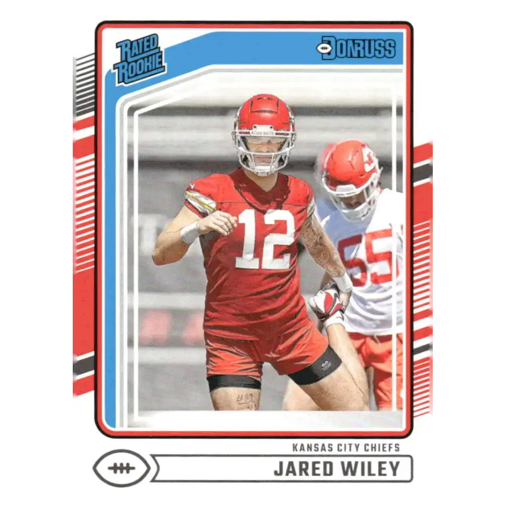 2024 Donruss #387 Jared Wiley NM-MT Kansas City Chiefs Football Card - Football Card Single