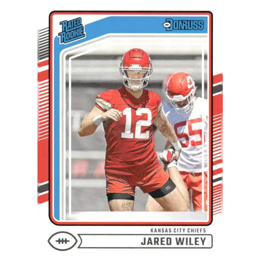 2024 Donruss #387 Jared Wiley NM-MT Kansas City Chiefs Football Card - Collectible Trading Card