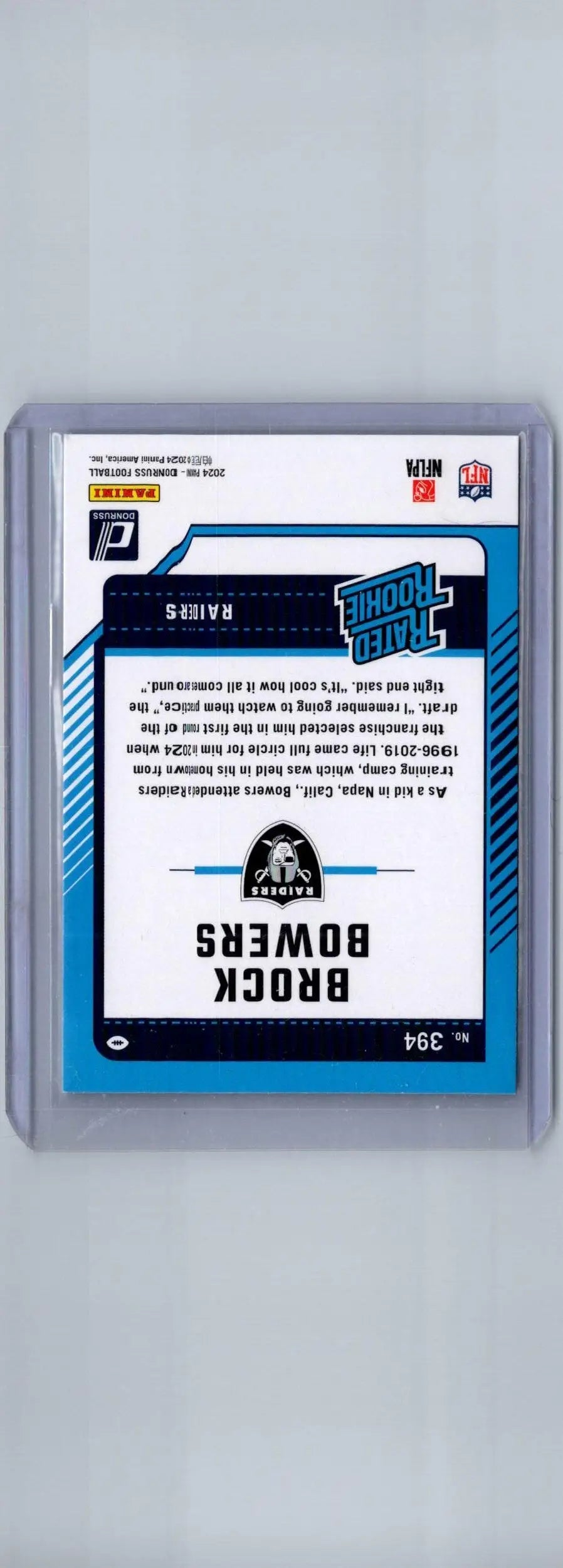 2024 Donruss #394 Brock Bowers - Football Card Single