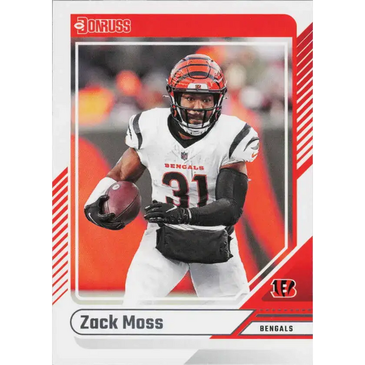2024 Donruss #43 Zack Moss NM-MT Cincinnati Bengals Football Card