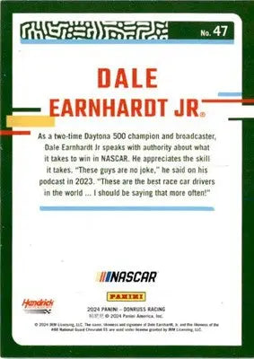 2024 Donruss #47 Dale Earnhardt Jr - Racing Card Single