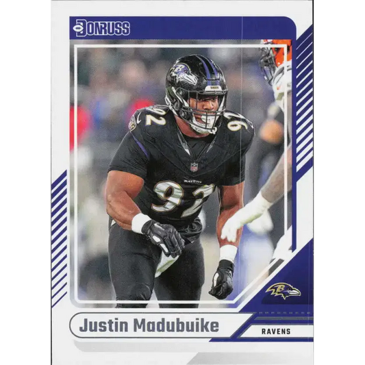 2024 Donruss #49 Nnamdi Madubuike NM-MT Baltimore Ravens Football Card