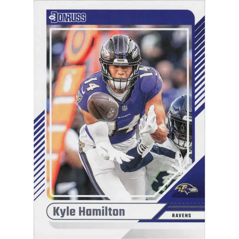 2024 Donruss #54 Kyle Hamilton NM-MT Baltimore Ravens Football Card - Football Card Single