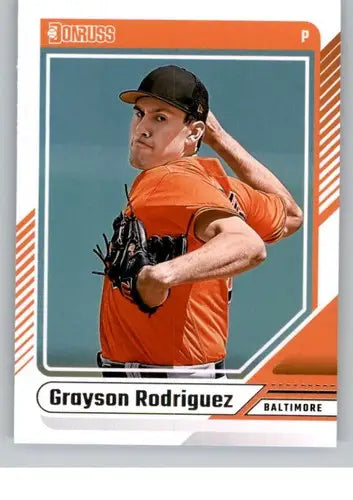 2024 Donruss #62 Grayson Rodriguez NM-MT Orioles ID:74535 - Baseball Card Single