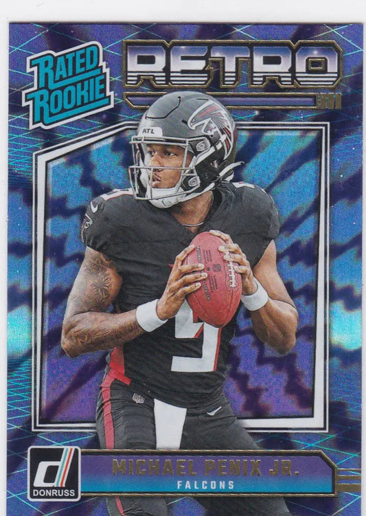 2024 DONRUSS #7 MICHAEL PENIX JR RETRO- ATLANTA FALCONS - Football Card Single