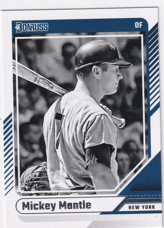 2024 DONRUSS #7 MICKEY MANTLE- NEW YORK YANKEES - Baseball Card Single