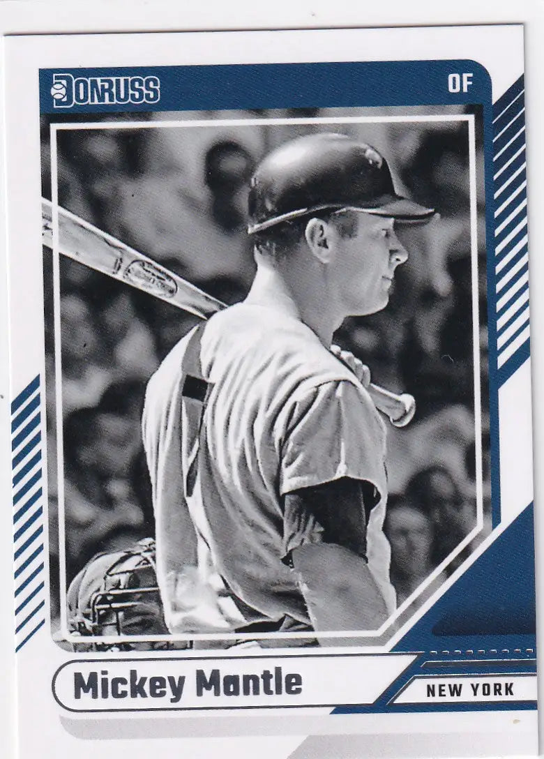 2024 DONRUSS #7 MICKEY MANTLE- NEW YORK YANKEES - Baseball Card Single
