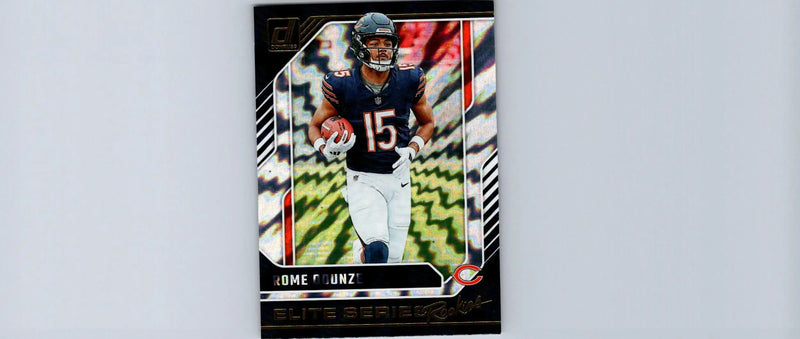 Football trading card of Rome Odunze from 2024 Donruss Elite Series Rookies