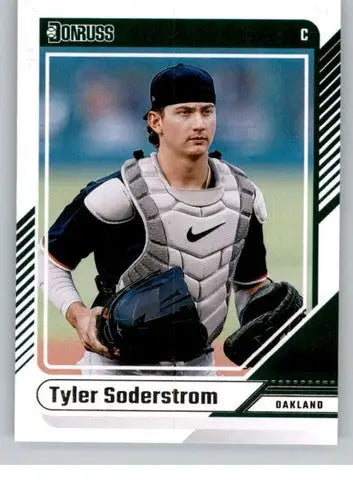 Tyler Soderstrom baseball card with original gloss, Tyler Soderstrom NM-MT condition
